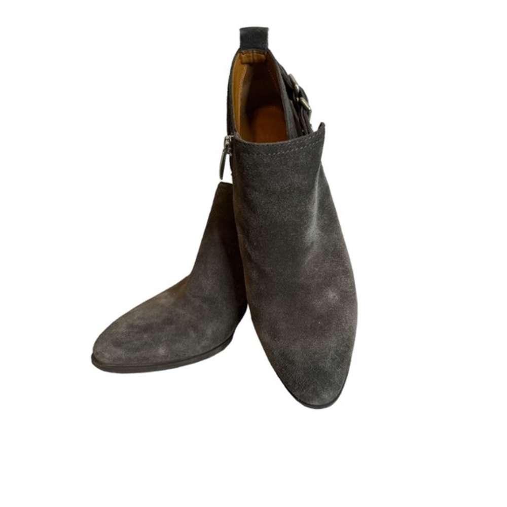 Franco Sarto Gray Suede Booties Size 8.5M